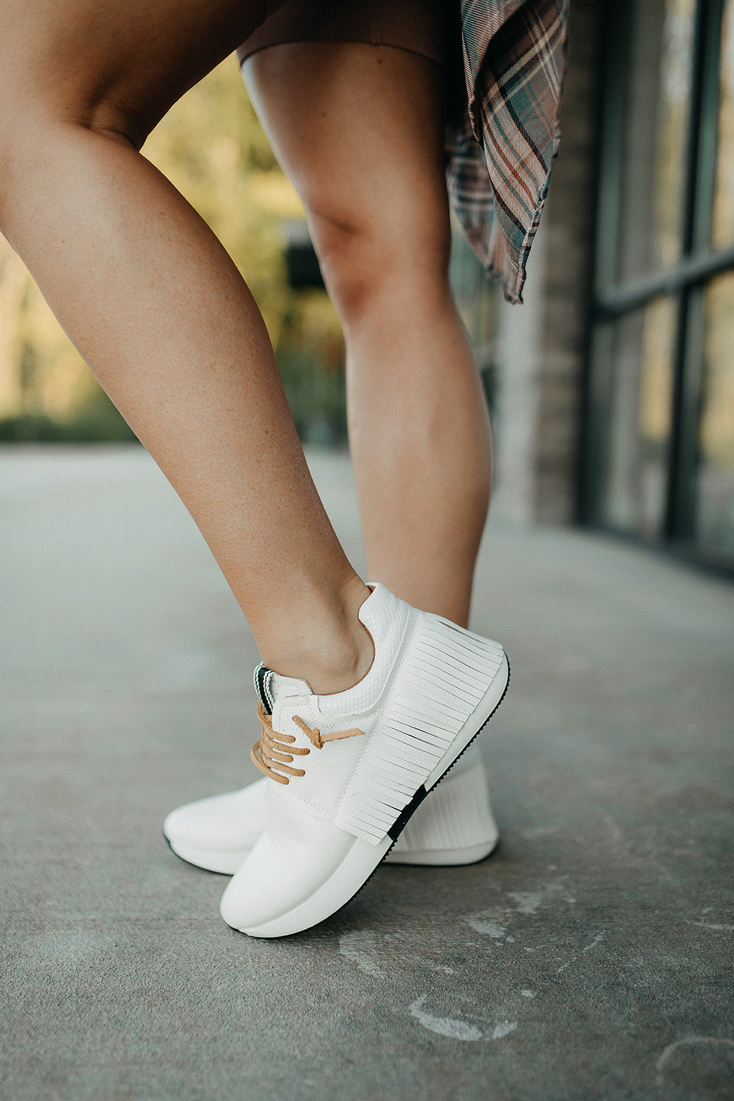 Pepa white fringe shu shop