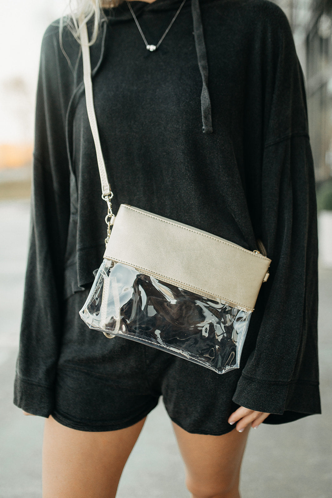 neutral clear bags