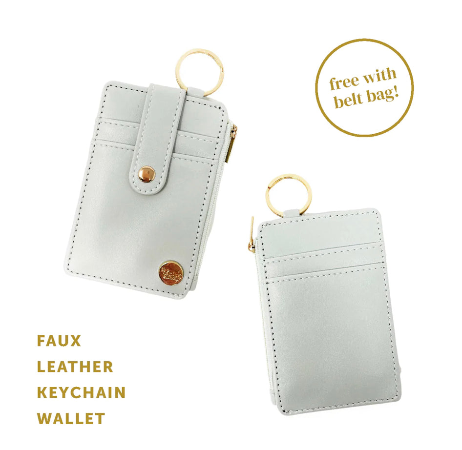 black belt bag with wallet included the darling effect