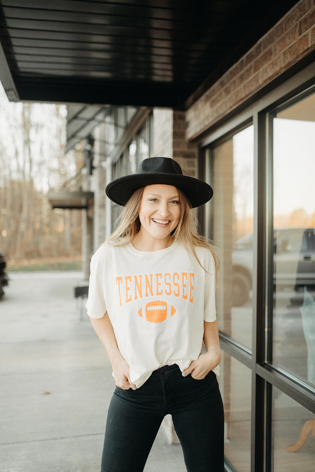 Tennessee Football Mineral Washed Graphic Top