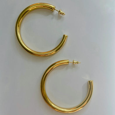 emerald coast hoop earrings gold alco