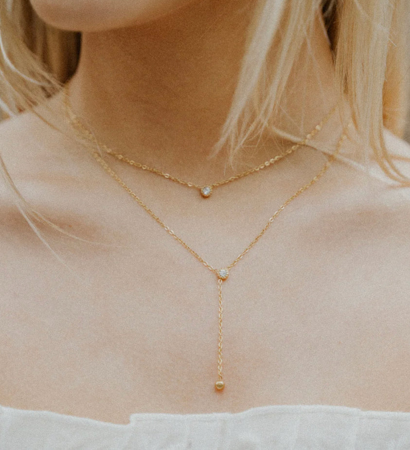Alco Dancing Queen Y Necklace Gold