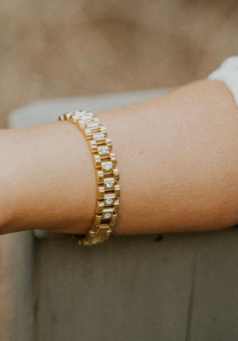 Alco As She Pleases Bracelet Clear/Gold