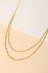 layered chain necklace