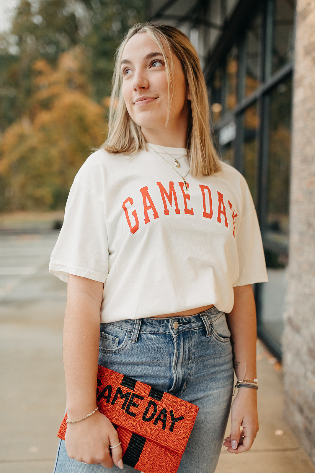 Game Day Beaded Clutch & Convertible Crossbody