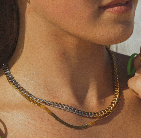 intermix link necklace