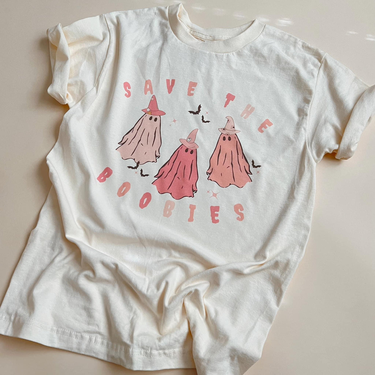 save the boobies tee