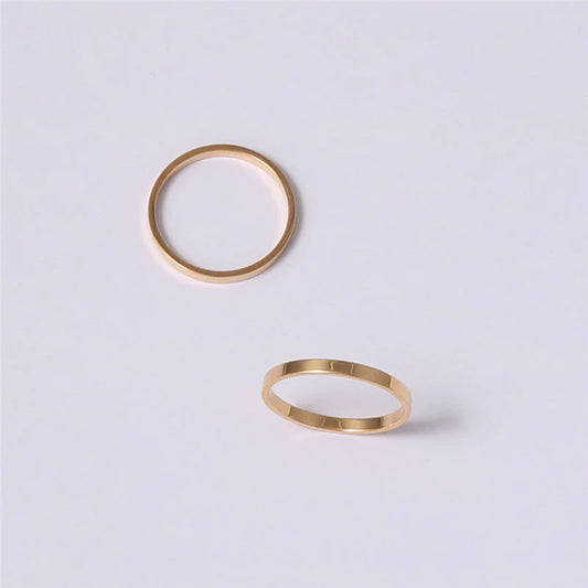 staple ring gold alco