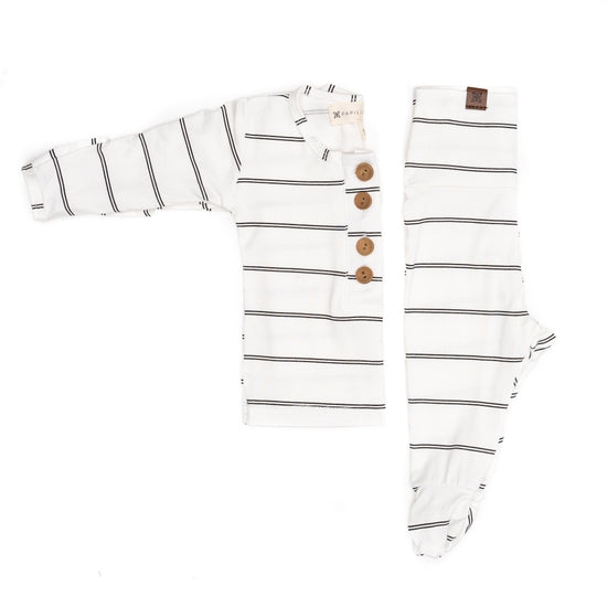 beckham knit top & bottom onyx